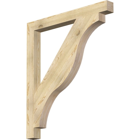 Funston Block Rough Sawn Bracket, Douglas Fir, 4W X 42D X 48H